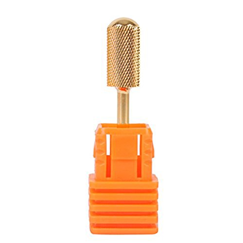 PIXNOR Electric Gold Carbide Nail Drill File Broach Bit Replacement