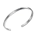 Solocute Cuff Bangle Mantra Band Bracelet Engraved Inspirational Jewelry Gift for Christmas Day, Anniversary Day,Birthday (A Mother Holds Her Childs Hand for a Short While and Their Hearts -WH)