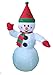 4 Foot Christmas Inflatable Snowman Yard Garden Decoration