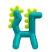 Boon Silicone Teether, Growl Dragon primary