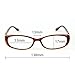 Cyxus Blue Light Filter Oval Brown Glasses, Anti Eyestrain Headache Classic Eyewear