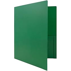 JAM PAPER Heavy Duty Plastic 2 Pocket Extra Tough