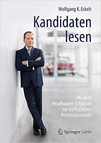 Kandidaten Lesen Mit Dem Headhunter Schlussel Zur Treffsicheren Eckelt Wolfgang K Amazon De Bucher