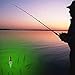 JSHANMEI 4pcs Fishing Light Green LED Underwater Super Waterproof Night Fishing Light Lure for Attracting Bait and Fish Deep Drop Underwater