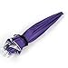 uxcell Purple Polyester 8 Ribs Fishing Sun Rain Headwear Umbrella Hat Cap
