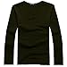 Generic Fashion Men Slim Fit Cotton V-Neck Long Sleeve Casual T-Shirt Tops