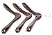 JS HANGER Wide Shoulder Coat Hanger, 3-Pack, Wooden