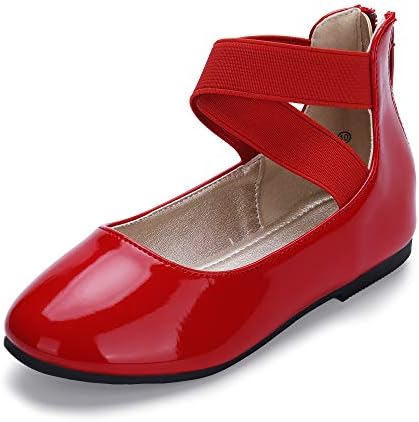 girls red ballerina shoes