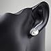 925 Sterling Silver 12 mm Filigree Flower of Life Mandala Yin Yang Symbol Round Post Stud Earrings
