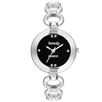 Howdy Analogue Black Dial Women's Watch - Ss302