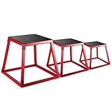 OrangeA Plyometric Boxes 12 Inch 18 Inch 24 Inch Plyometric Platform Jump Box Exercise Plyometric Jump Boxes for Jump Training