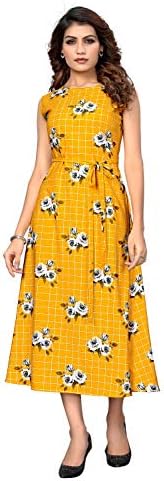 Crepe a-line Dress