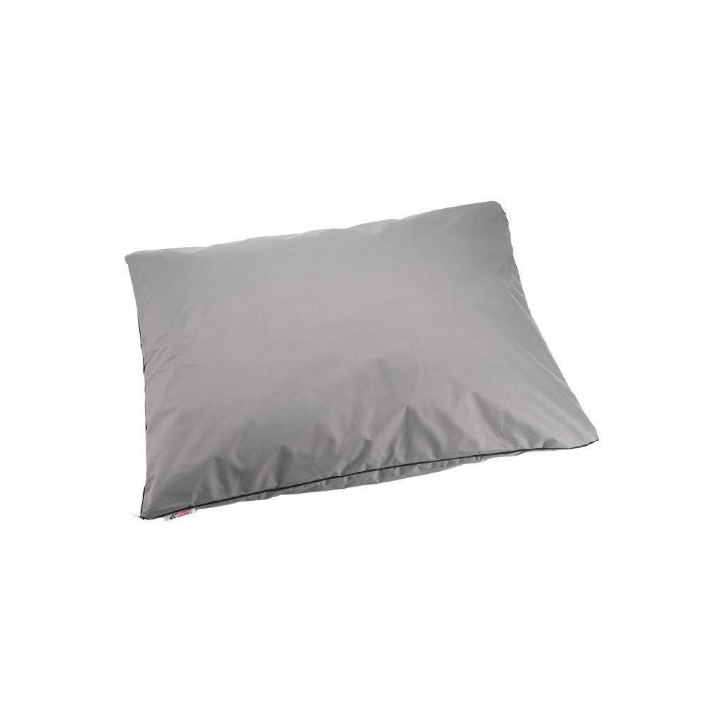 Rhubarb and Crumble – Dog Cushion – Waterproof Heavy Duty Cover, Medium - 95 x 65 x 20cm, Grey