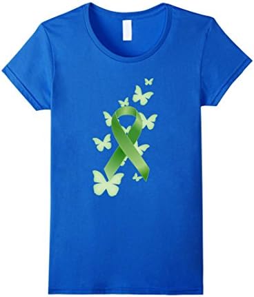 Women's Green Awareness Ribbon Medium Royal Blue