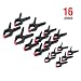 WORKPRO 16-Piece Nylon Spring Clamp Set -4pc 6-1/2" Clamps, 6pc 4-1/2" Clamps, 6pc 3-3/8" Clamps