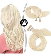 Moresoo Itip Human Hair Extensions Fusion Hair Extensions Blonde I Link Extensions Remy Hair Soli...