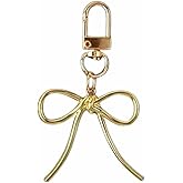 Lemua Cute Gold Silver Bow Bag Purse Charm