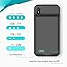 iPhone XS MAX Battery Case, 5000mAh Portable Protective Charging Case Extended Rechargeable Battery Pack for iPhone XS MAX (6.5 inch) Charger Case/Black