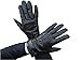 Fownes Men's Cashmere Lined Black Metisee Lambskin Leather Gloves-L