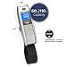 Smart Weigh Travel Digital Luggage Scale with EZ Grip Handle, Portable Hanging Strap and Hook Scale, Bag Weight Gadget w/ Tare Function for Suitcases, Batteries Included, 50kg / 110lbs, Silver