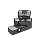 eBags Slim Packing Cubes - Assorted 3PC Set (Titanium)