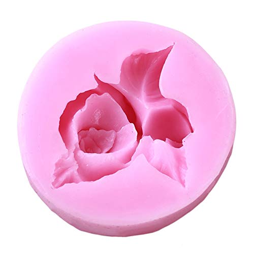 3D Rose Flower Bloom Siliconen Fondant Zeep Cake Mold Cupcake Jelly Candy Chocolade Decoratie Baking Tool Moulds-Rose… - Afbeelding 4
