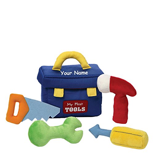 Personalized Gund My First Tool Box Plush Stuffed Baby Playset