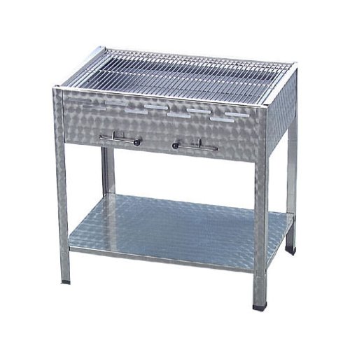 Holzkohlegrill 3 mit Standfüssen Edelstahl