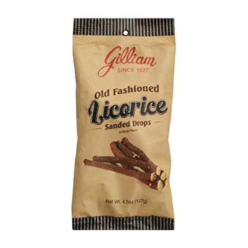Gilliam Old Fashioned Candy Flavored Sanded Licorice Drops (4.5 oz. Bag
