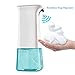 HOMLEX Automatic Soap Dispenser,Touchless Soap Dispenser,Dual Foam Modes for Adults and Kids(White+Clear)