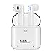 Wireless Earbuds, AMASKY Bluetooth Headphones True wireless Earphones Stereo Sports Headsets with Charging Case Noise Cancelling Sweatproof Earpiece for iPhone Samsung Smartphone (White1)