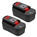 [Upgraded to 3600mAh] 3.6Ah Ni-Mh Replacement for Black and Decker 18V Battery HPB18 HPB18-OPE 244760-00 A1718 FS18FL FSB18 Firestorm Batteries 2 Packs