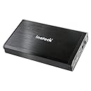 Inateck Aluminum USB 3.0 Hard Disk Drive Enclosure for 2.5 Inch/ 3.5 Inch SATA HDD and SSD, Support UASP and 10TB Drives (FE3001)