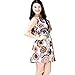 Women's Dress, Laimeng Sleeveless Sunflower Print Casual Beach Mini Dress
