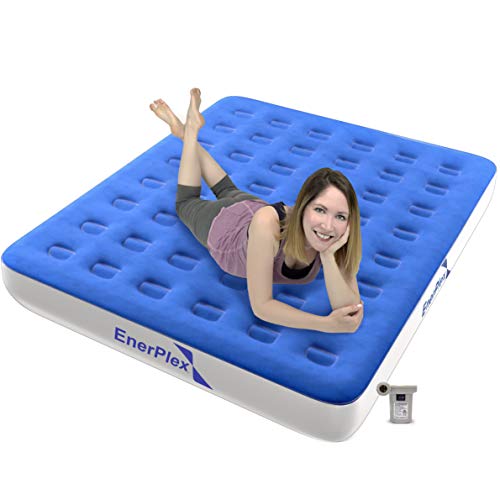 EnerPlex Camping Air Mattress with Built in Pump Twin Blow Up