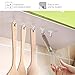 NEEMAY 22lb/9.9kg(Max) Adhesive Heavy Duty Command Sticky Hooks Removable Waterproof Reusable Stainless Hooks For Hanging Wall Ceiling Bathroom Kitchen Bedroom(20pcs)
