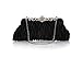 Bundle Monster Womens Vintage Satin Envelope Evening Cocktail Party Handbag