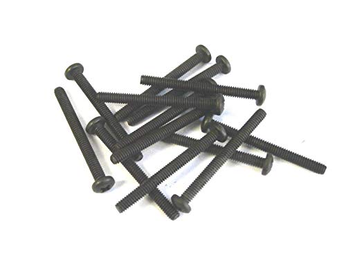 8/32 X 1-3/4 Phil Pan Stainless Steel Black Oxide Lot of 75#1713 - Quality Assurance from JumpingBolt