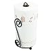 Huji Durable Black Steel Scroll Paper Towel Holder (1)