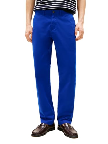Tommy Hilfiger Men's Chino Pants Stretch Slim-Fit, Wedge Blue 30x36