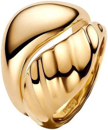 Set di anelli da donna color oro 163832C00, 56/17,8, Argento sterling, Nessuna pietra preziosa