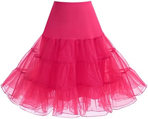 Tideclothes Vintage 50s Rockabilly Crinoline Tutu Skirt Petticoat Bridal Slip