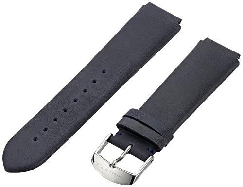 Philip Stein 2-CVOBL 20mm Leather Calfskin Blue Watch Strap