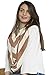Breastfeeding Nursing Cover + 1 Burp Cloth by HealthySam - Baby Car Seat Covers - Shopping Cart, High Chair, Stroller and Carseat Canopy - Stretchy, Breathable Scarf and Shawl - Cotton - Brown Stripes