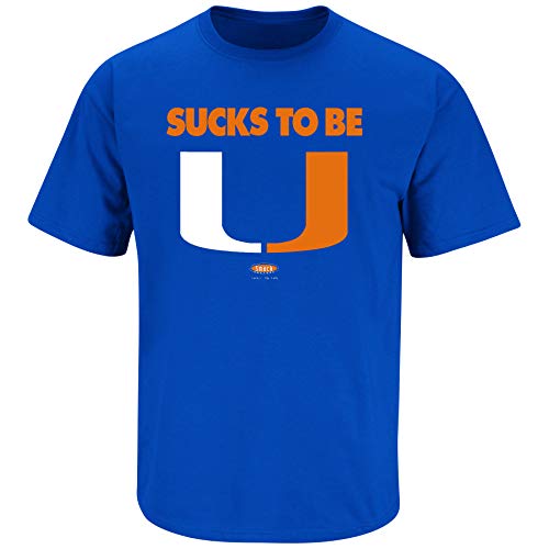 Smack Apparel Florida Football Fans. Sucks to Be U. Royal Bella Heather Unisex T-Shirt (S-5X)