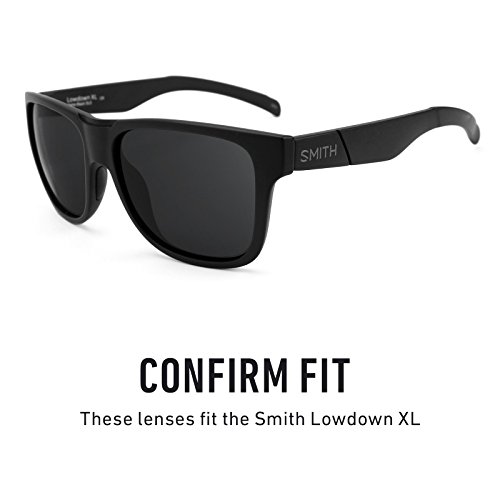 Revant Replacement Lenses for Smith Lowdown XL Polarized Emerald Green MirrorShield