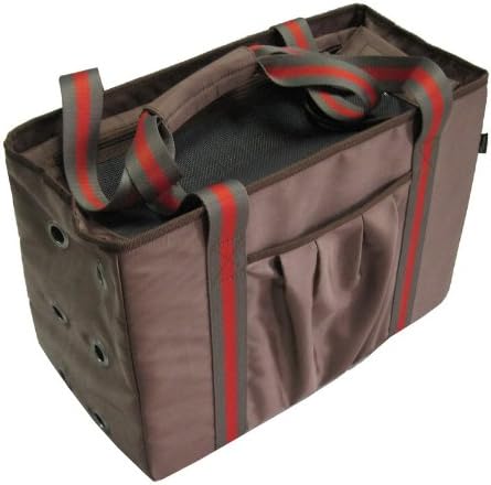 Petelligence Brown Kelly Pet Fashion Carrier, One Size, Brown