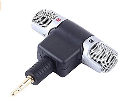 Xixihaha Mini Portable Digital Stereo Microphone Recorder for Sony MIC-DS70P Computer Recorder Professional Handheld External Wireless Microphone Recording for DJI Osmo/Canon/Nikon 4K Camera PC