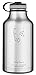 Swig Savvy Vacuum Insulated Stainless Steel Double Wall Wide Mouth Sports Water Bottle with Storage Sleeve, 64 Ounces, Silver