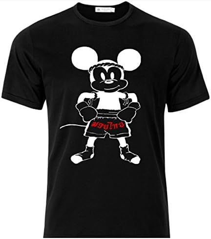 Micky Muay Thai T Shirt Black Medium
